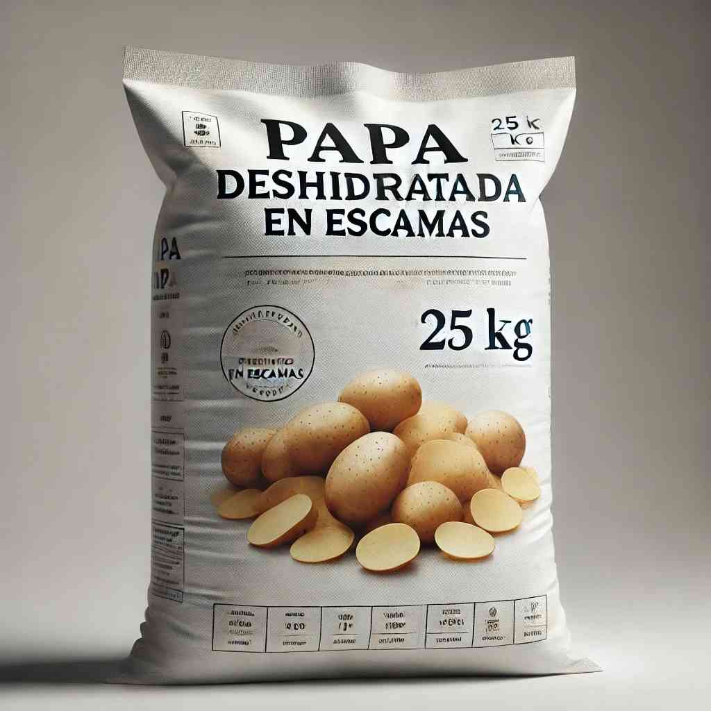 Papa Deshidratada en Escamas